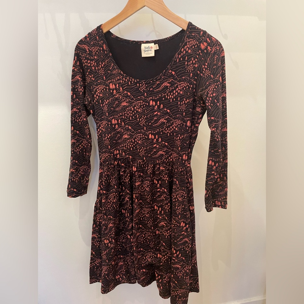 Ski slope Patterned Dress